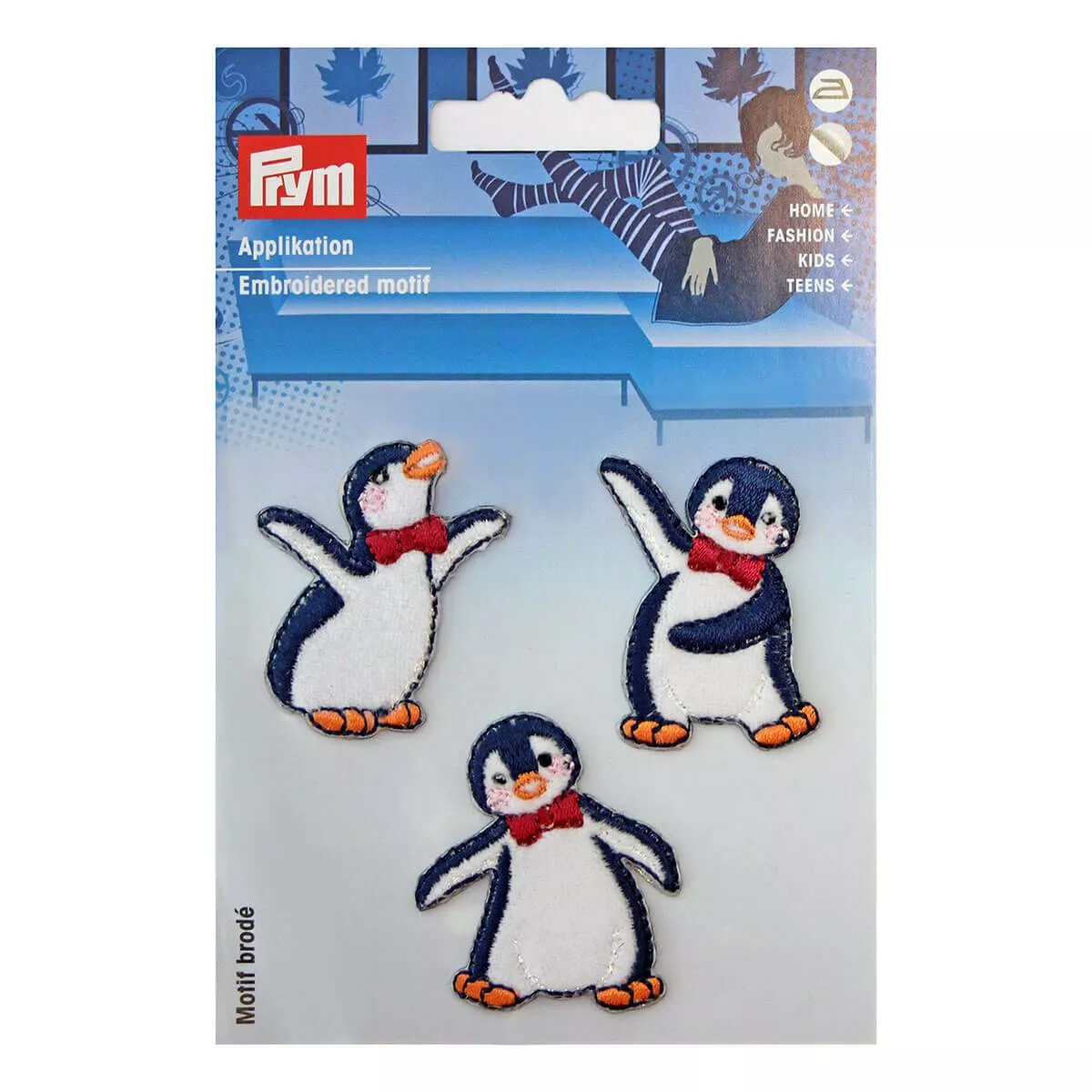 924350 Термоаппликация самоклеющаяся/приутюживающаяся Пингвины Prym 924350 Термоаппликация самоклеющаяся/приутюживающаяся Пингвины Prym