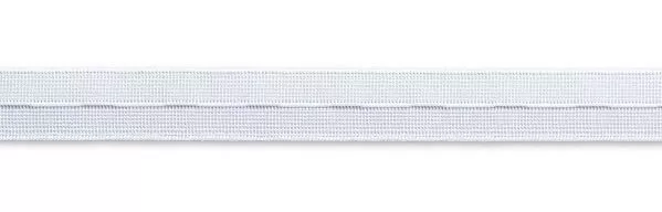 Prym 956052 Эластичная лента с прорезными петлями тканая 18мм х 10м, белый