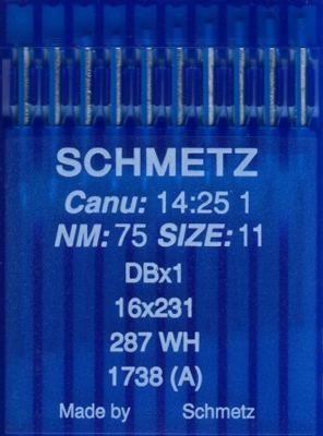 SCHMETZ Иглы промышленные DBx1 №75 10 шт.
