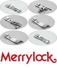 Комплект из 6 лапок для коверлоков MERRYLOCK