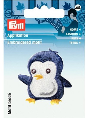 PRYM 925549 Аппликация Пингвин синий