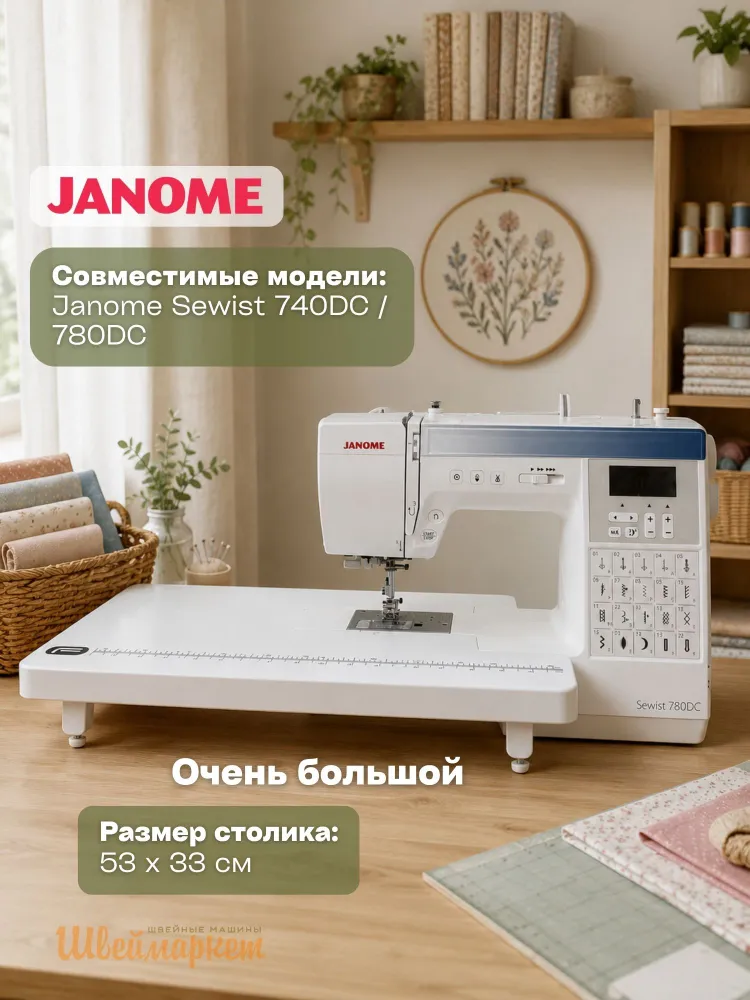 Приставной столик Format для швейной машины Janome 740DC/780DC