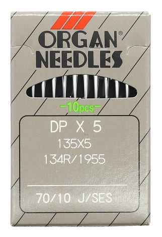 ORGAN Иглы промышленные DPx5 SES №70 10 шт.