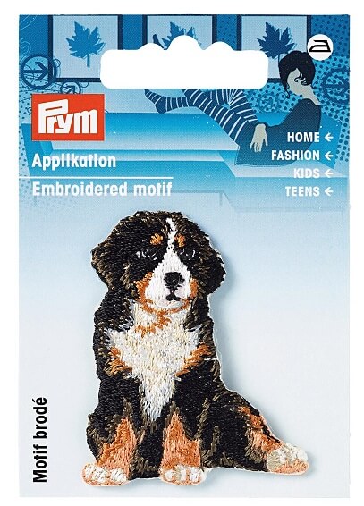 PRYM 925578 Термоаппликация Альпийская собака, коричневый/черный