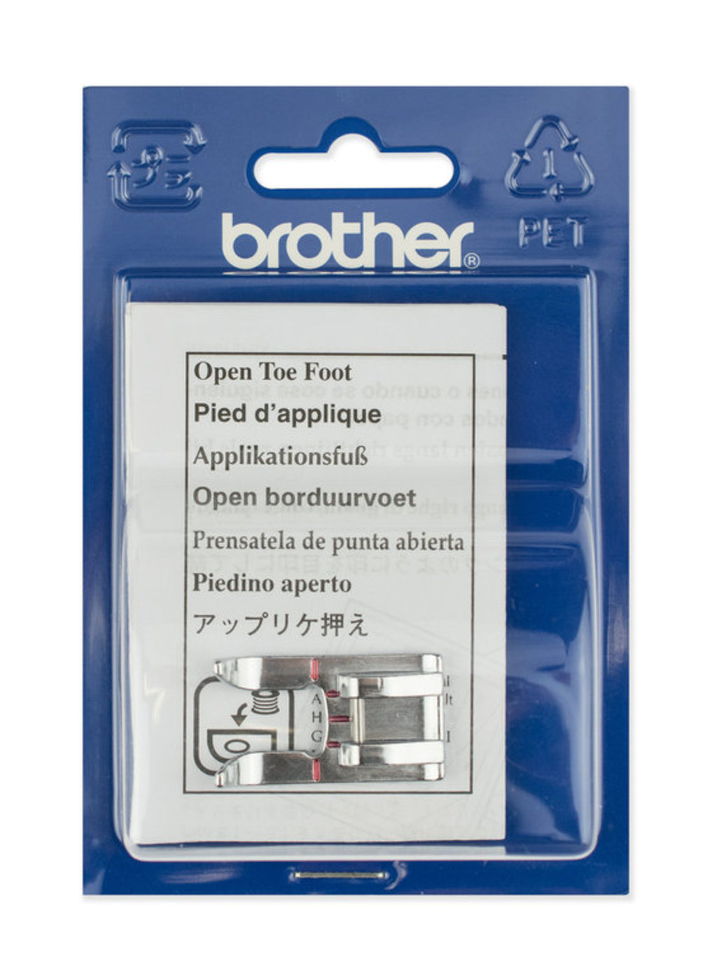 BROTHER XE1094101 Лапка F060 для аппликаций и декоративных швов