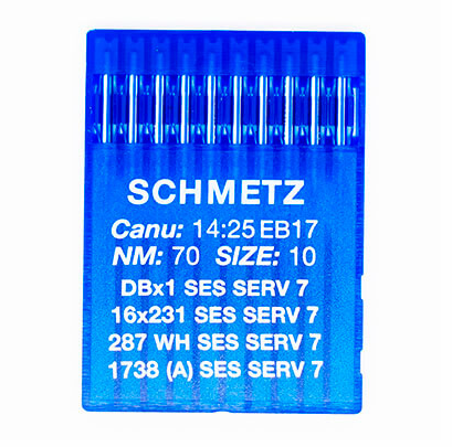 Иглы Schmetz промышленные DBx1 SES SERV7 № 70 10 шт. купить с доставкой в Санк