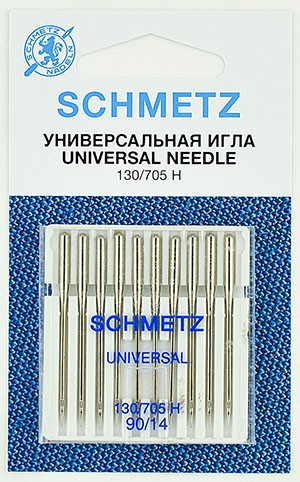 SCHMETZ Иглы №90 стандартные 130/705H, 10шт.