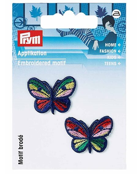 PRYM 925221 Аппликация Синие бабочки, малая