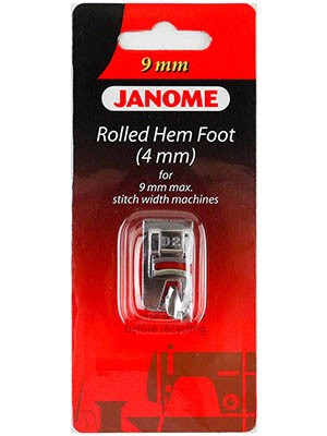 JANOME 202-081-007 Лапка для подрубки 4 мм (для машин с зигзагом 9 мм)