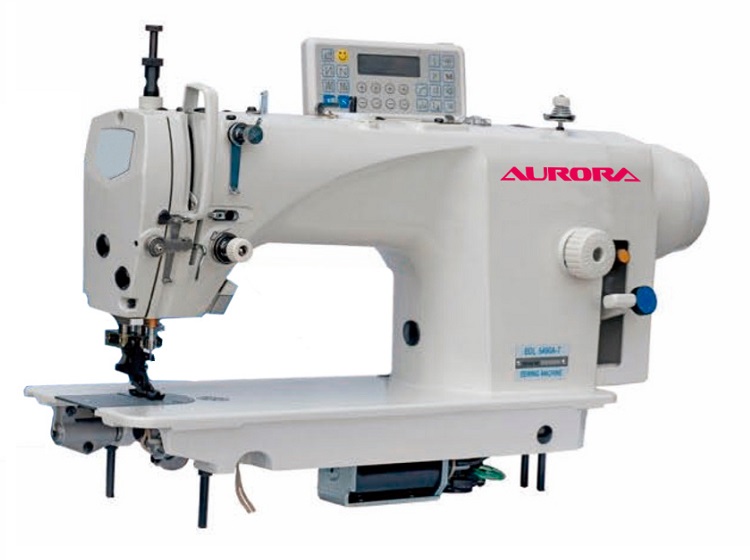 Прямострочная промышленная швейная машина с нижним и переменным верхним продвижением Aurora A-5490-7