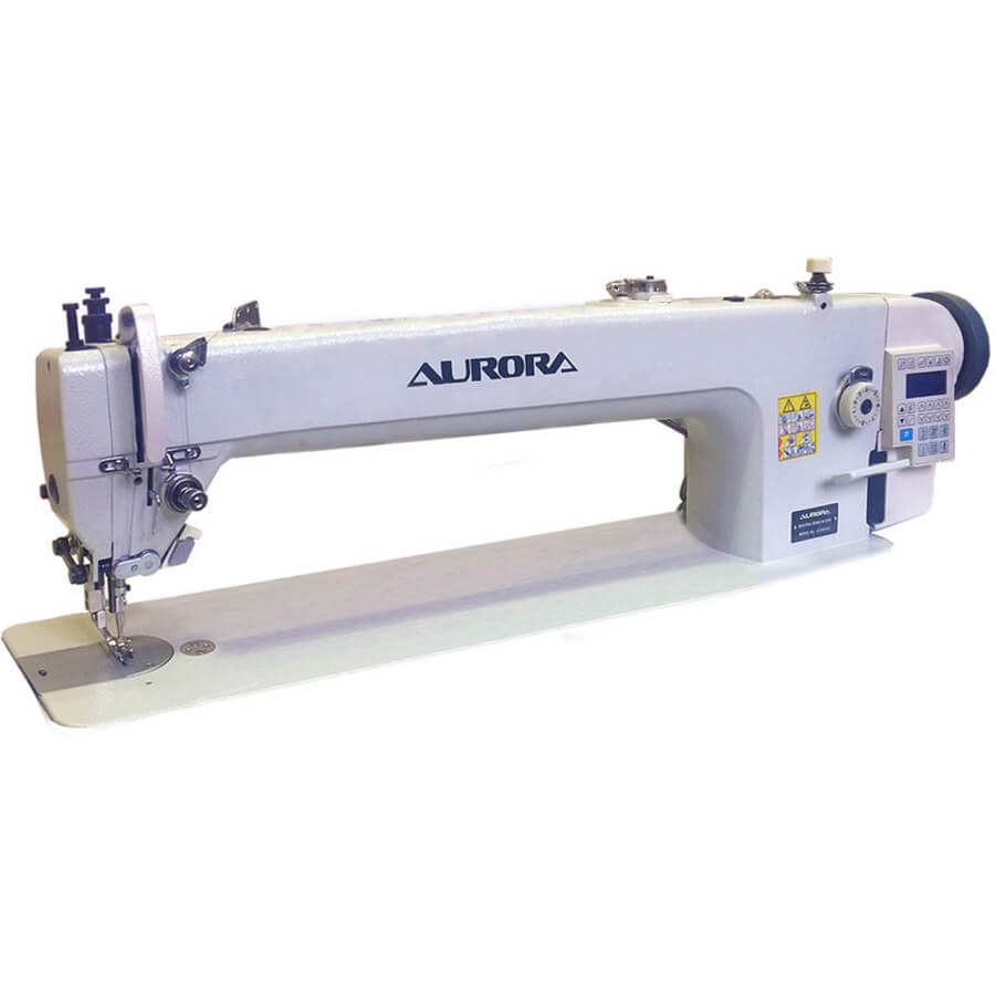 Прямострочная промышленная швейная машина с шагающей лапкой Aurora A-0302-560-D4 с прямым приводом