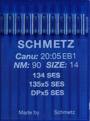 SCHMETZ Иглы промышленные DPx5 SES №90 10 шт.