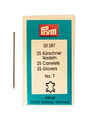 PRYM 131287 Иглы ручные для кожи №7 0,7*36 мм