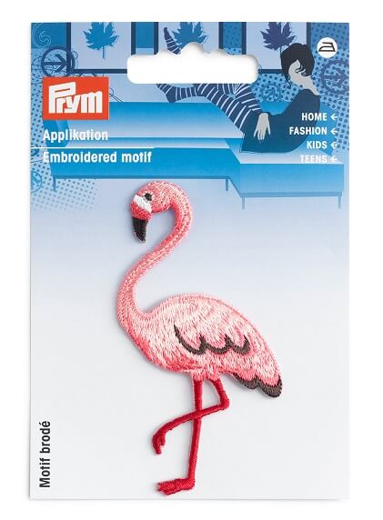 PRYM 924308 Термоаппликация "Фламинго" розовый/роз.ярк.1шт