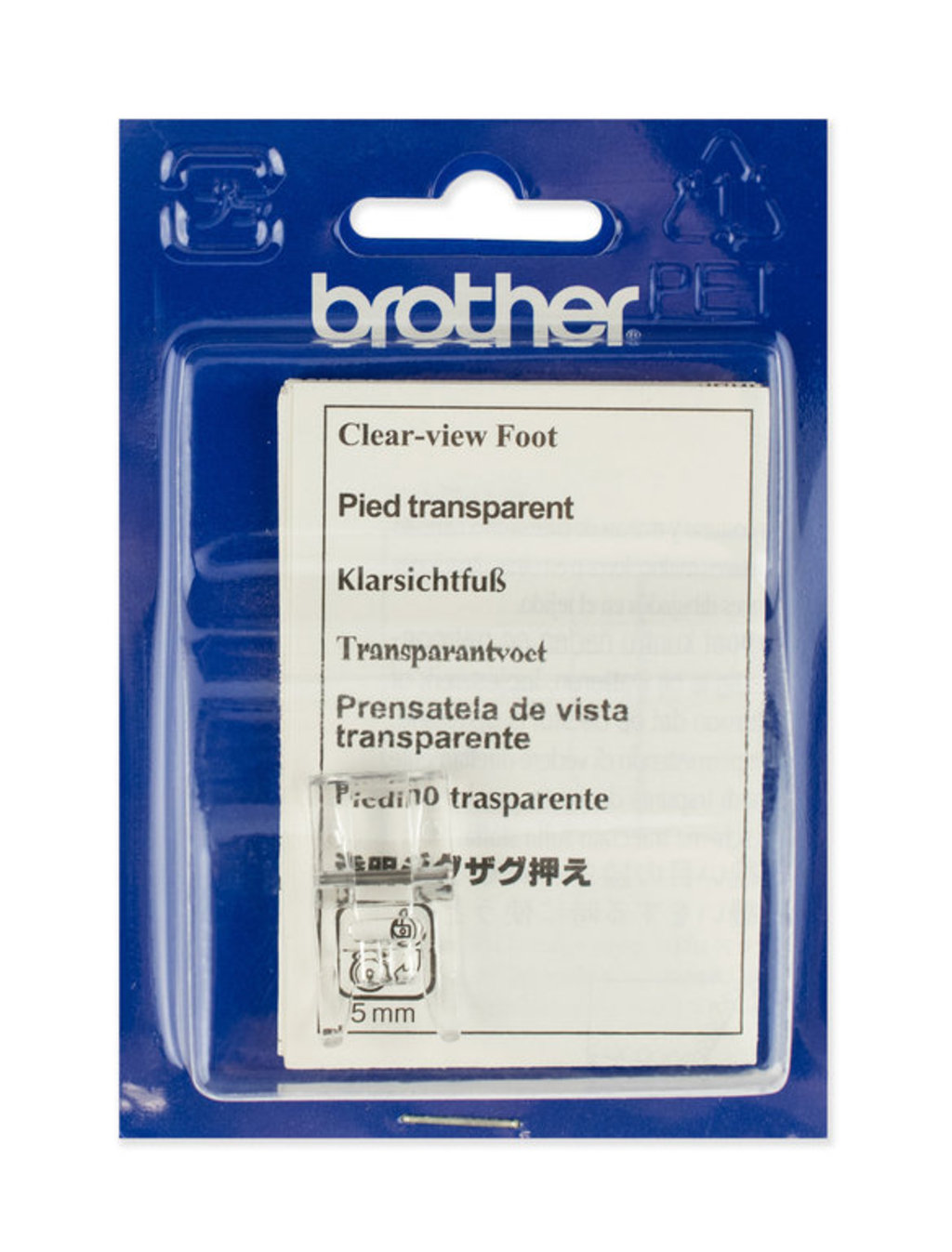 BROTHER XC1959-002 Лапка F022N прозрачная