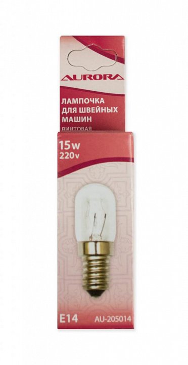 AURORA AU-205014 Лампочка винтовая 20x50мм, 15Вт