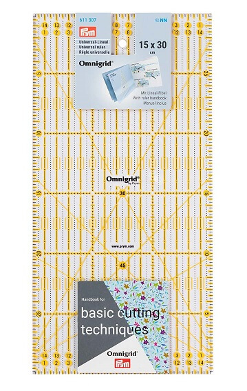 PRYM 611307 Универсальная линейка с сантиметровой шкалой 15х30 см
