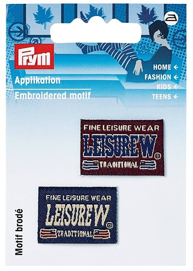 PRYM 925687 Аппликация джинсовый ярлык Leisure Wear