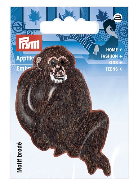 PRYM 924319 Термоаппликация Шимпанзе коричневая