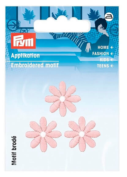 PRYM 926722 Термоаппликация Цветы малые, нежно-розовые
