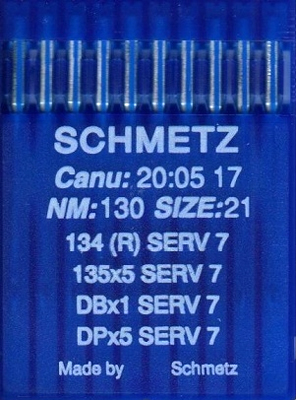 SCHMETZ Иглы промышленные DPx5 SERV7 №130 10 шт.