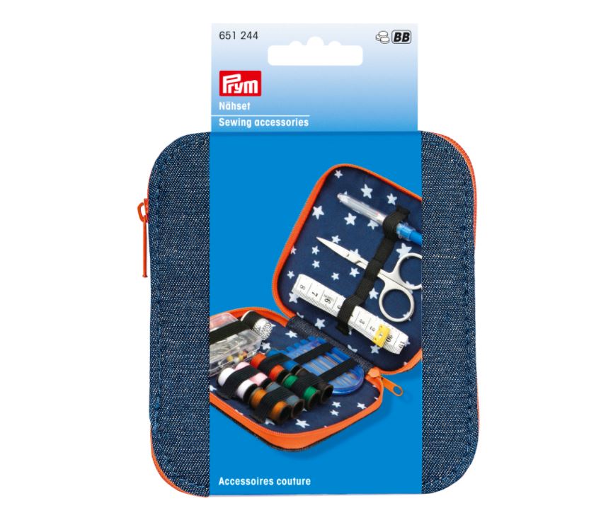 PRYM 651244 Набор для шитья Jeans, оранжевая молния