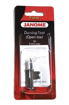 JANOME 202-314-002 Лапка для стежки открытая (для машин с зигзагом 9 мм)
