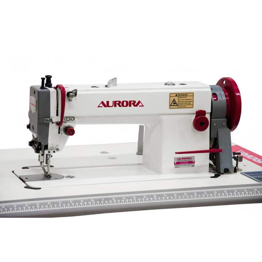Прямострочная промышленная швейная машина с шагающей лапкой AURORA A-0302ECX-L