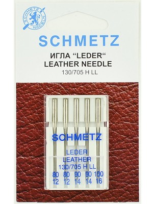 SCHMETZ Иглы для кожи №80-100, 5 шт.