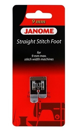 JANOME 202-083-009 Лапка для ровной прямой строчки (для машин с зигзагом 9 мм)