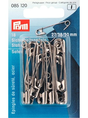 PRYM 085120 Английские булавки сталь №0-3, серебристые
