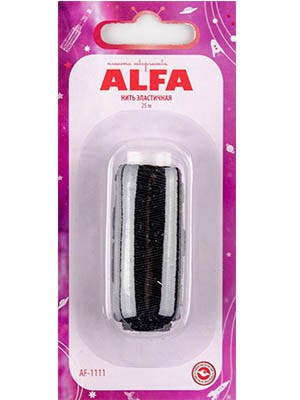 ALFA AF-1111 Нить эластичная (резинка) 25м