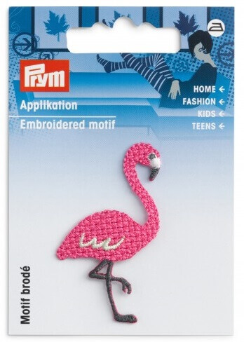 PRYM 924307 Термоаппликация Фламинго, ярко-розовый, 1 шт.