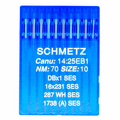SCHMETZ Иглы промышленные DBx1 SES №70 10 шт.