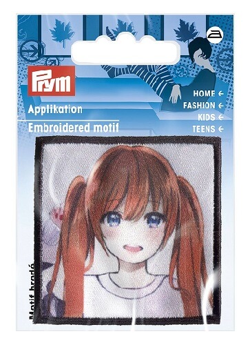 PRYM 926084 Термоаппликация K-Pop Девочка рыжие волосы
