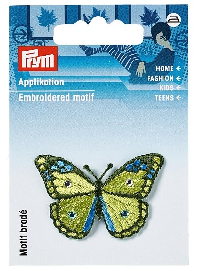 PRYM 926225 Аппликация Бабочка маленькая, киви